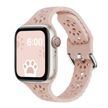 Load image into Gallery viewer, Dog Paw Silicone Apple Watch Bands - 16 color options 38mm - 49mm Axios Bands
