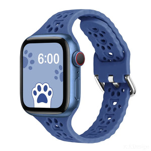 Dog Paw Silicone Apple Watch Bands - 16 color options 38mm - 49mm Axios Bands