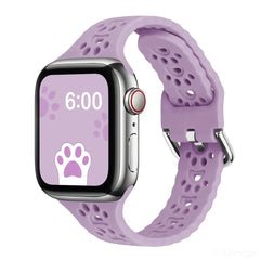 Dog Paw Silicone Apple Watch Bands - 16 color options 38mm - 49mm - 