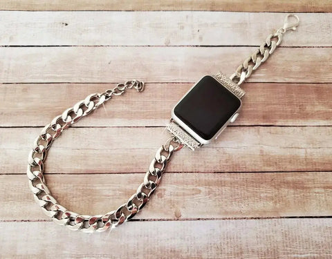 Double Circle Stainless Steel Strap for Apple Watch Band - 3 Colors - 