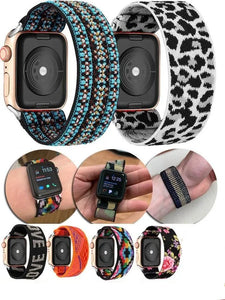 Elastic Nylon Apple Watch Bands - 32 color options 38mm - 49mm Axios Bands