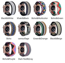 Load image into Gallery viewer, Elastic Nylon Apple Watch Bands - 32 color options 38mm - 49mm Axios Bands
