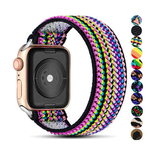 Elastic Nylon Fabric Apple Watch Bands - 13 color options 38mm - 49mm Axios Bands