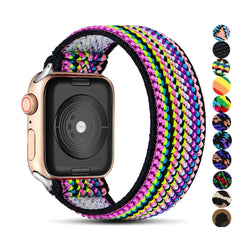 Elastic Nylon Fabric Apple Watch Bands - 13 color options 38mm - 49mm - 