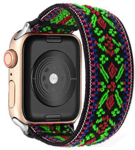Load image into Gallery viewer, Elastic Nylon Fabric Apple Watch Bands - 13 color options 38mm - 49mm Axios Bands
