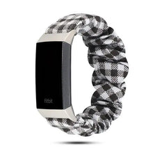 Load image into Gallery viewer, Elastic Scrunchie Fitbit Band For Charge 3 &amp; 4 - eight color options Axios Bands
