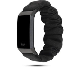 Load image into Gallery viewer, Elastic Scrunchie Fitbit Band For Charge 3 &amp; 4 - eight color options Axios Bands
