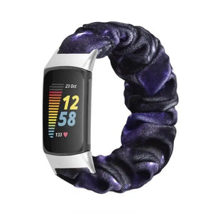 Elastic Scrunchie Fitbit Band For Charge 5 - 80 color options Axios Bands