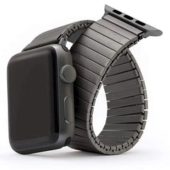 Elastic Stretchy Stainless Steel Metal Apple Watch Bands - 2 color options 38mm - 49mm - 