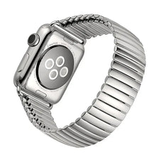 Load image into Gallery viewer, Elastic Stretchy Stainless Steel Metal Apple Watch Bands - 2 color options 38mm - 49mm Axios Bands
