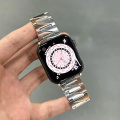 Elegant Bracelet Stainless Steel Strap for Apple Watch Band - 5 Colors - 