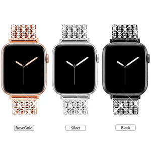 Elegant Women's Diamond Strap for Apple Watch Band - 3 Colors Axios Bands