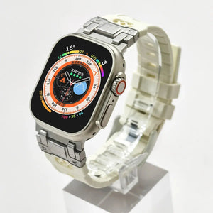 Flexi Silicone Sport Strap with Metal Connector for Apple Watch Band 42mm to 49mm - 16 Colors Axios Bands