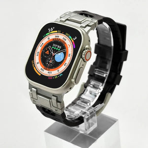 Flexi Silicone Sport Strap with Metal Connector for Apple Watch Band 42mm to 49mm - 16 Colors Axios Bands