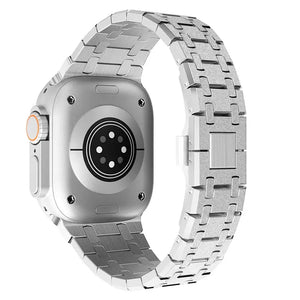 Frosted Stainless Steel Strap for Apple Watch Band 42mm to 49mm - 8 Colors Axios Bands