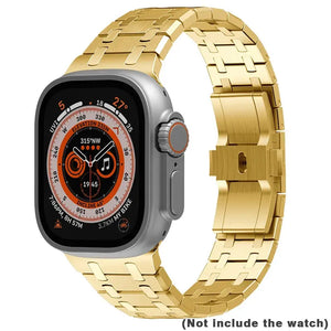 Frosted Stainless Steel Strap for Apple Watch Band 42mm to 49mm - 8 Colors Axios Bands