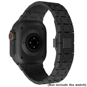 Frosted Stainless Steel Strap for Apple Watch Band 42mm to 49mm - 8 Colors Axios Bands