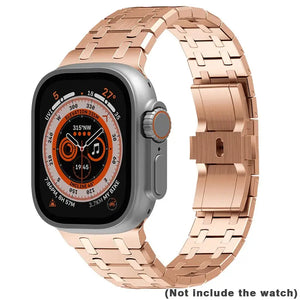 Frosted Stainless Steel Strap for Apple Watch Band 42mm to 49mm - 8 Colors Axios Bands