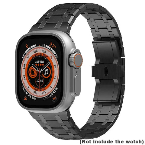Frosted Stainless Steel Strap for Apple Watch Band 42mm to 49mm - 8 Colors - 