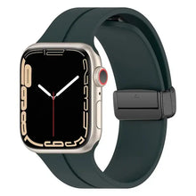 Load image into Gallery viewer, Glass+case+strap Magnetic Silicone Band -16 Color Options 40mm - 49mm Axios Bands
