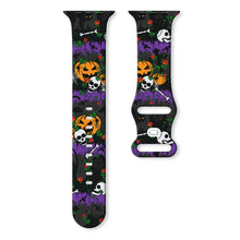 Load image into Gallery viewer, Halloween Silicone Apple Watch Band - 5 Color Options 38mm - 49mm Axios Bands
