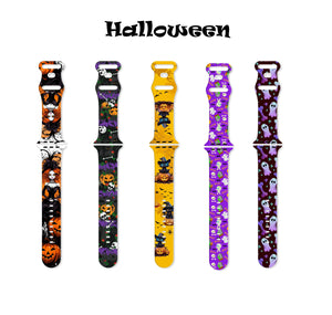 Halloween Silicone Apple Watch Band - 5 Color Options 38mm - 49mm Axios Bands