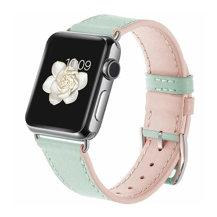 Leather Apple Watch Bands - 2 color options 38mm - 49mm Axios Bands