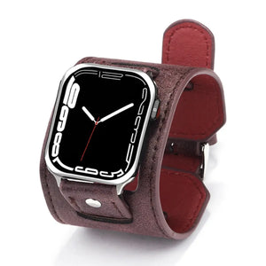 Leather Apple Watch Bands - 3 color options 38mm - 49mm Axios Bands