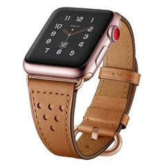 Leather Apple Watch Bands - 4 color options 38mm - 49mm - 