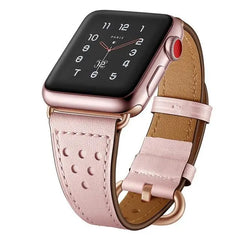 Leather Apple Watch Bands - 4 color options 38mm - 49mm - 