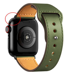 Leather Apple Watch Bands - 49 Color Options 38mm - 49mm Axios Bands