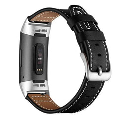 Leather Fitbit Band For Charge 3 & 4 - 4 color options - 