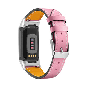 Leather Fitbit Band For Charge 5 - 15 color options Axios Bands