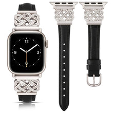 Load image into Gallery viewer, Leather &amp; Metal Apple Watch Bands - 38 - 45mm Axios Bands
