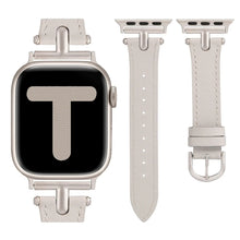 Load image into Gallery viewer, Leather &amp; Metal Apple Watch Bands - 38 - 45mm Axios Bands
