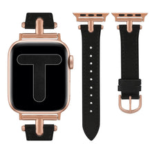 Load image into Gallery viewer, Leather &amp; Metal Apple Watch Bands - 38 - 45mm Axios Bands
