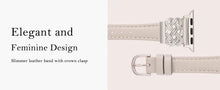 Load image into Gallery viewer, Leather &amp; Metal Apple Watch Bands - 38 - 45mm Axios Bands
