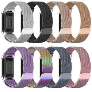 Magnetic Stainless Steel Bands For Fitbit Charge 5 & 6 - 9 Color Options Axios Bands