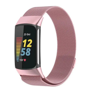 Magnetic Stainless Steel Bands For Fitbit Charge 5 & 6 - 9 Color Options Axios Bands