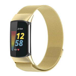 Magnetic Stainless Steel Bands For Fitbit Charge 5 & 6 - 9 Color Options Axios Bands