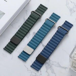 Magnetic Strap Silicone Fitbit Band For Versa 3 / 4 - Sense 1 / 2 (12 color options) Axios Bands