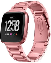Load image into Gallery viewer, Metal Fitbit Band For Versa, Versa 2, Versa Lite - 9 color options Axios Bands
