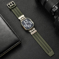 Minimalistic Soft Silicone Sport Strap for Apple Watch Band 42mm to 49mm - 8 Colors - 