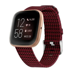 Nylon / Cloth Fitbit Band For Versa, Versa 2, Versa Lite - 16 color options Axios Bands