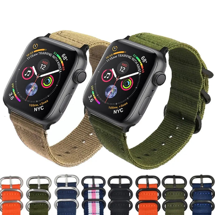 Nylon Fabric Apple Watch Bands - 13 color options 38mm - 49mm Axios Bands