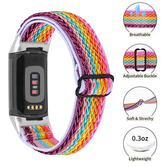 Nylon Fitbit Band For Charge 5 & 6 - 13 color options - 