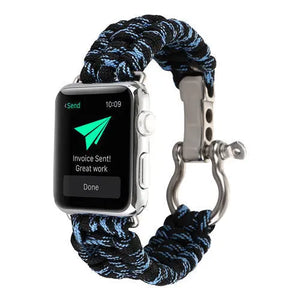 Nylon Woven Rope Apple Watch Bands - 9 color options 38mm - 49mm Axios Bands