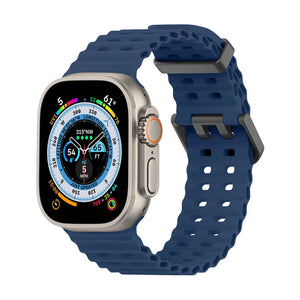 Ocean & Sports Durable Silicone Strap For Apple Watch Band S10 42mm to 49mm - 9 Colors Axios Bands