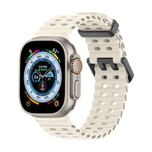 Ocean & Sports Durable Silicone Strap For Apple Watch Band S10 42mm to 49mm - 9 Colors Axios Bands