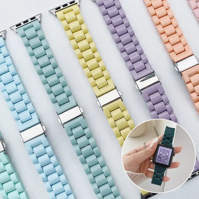 Resin Apple Watch Bands - 12 color options 38mm - 49mm Axios Bands